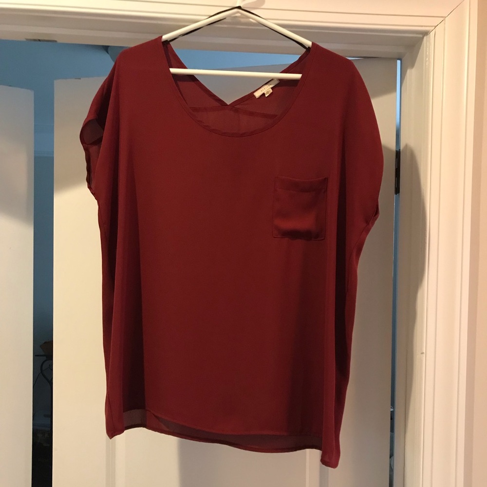 Burgundy Top